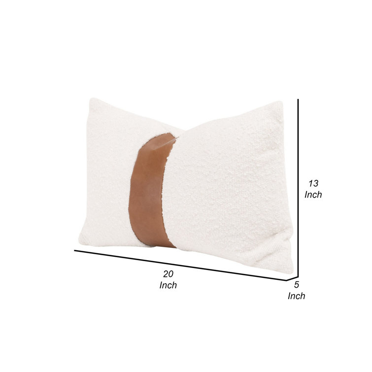 Benjara Abstract Down Throw Pillow Wayfair Canada